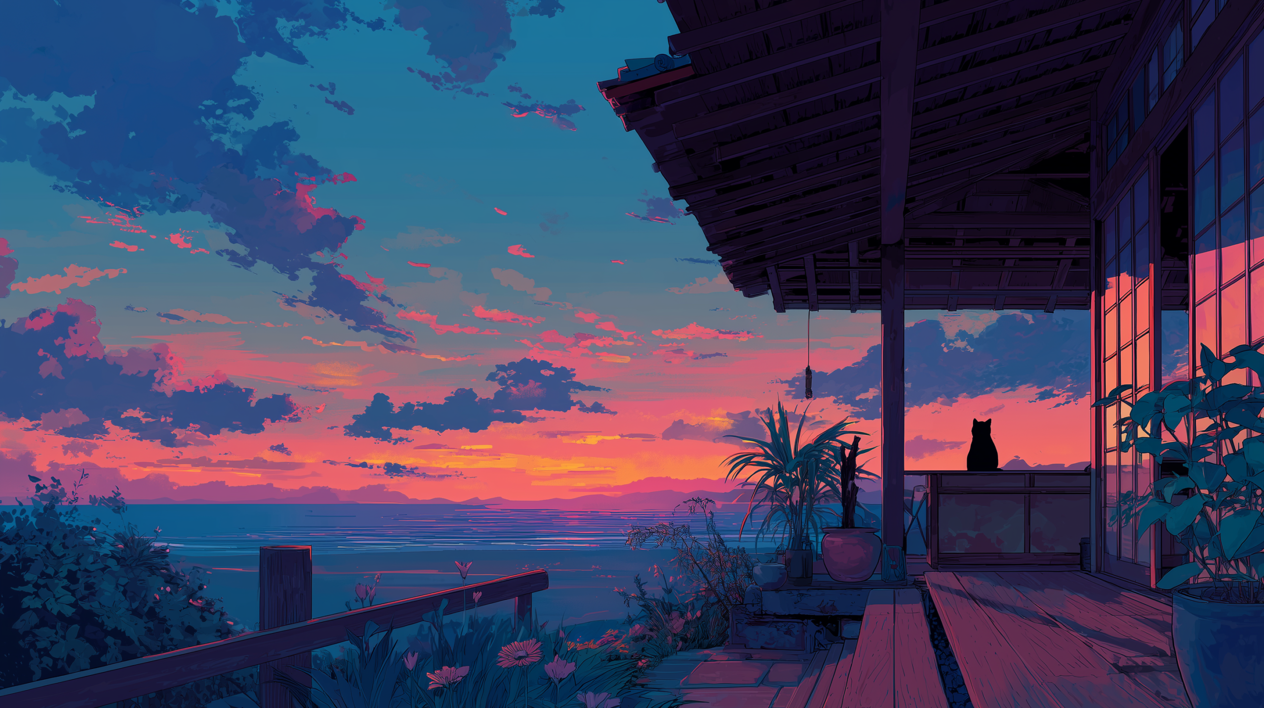 「夕凪ハウスの縁側：夏〜秋」藍灯による三十の掌編集